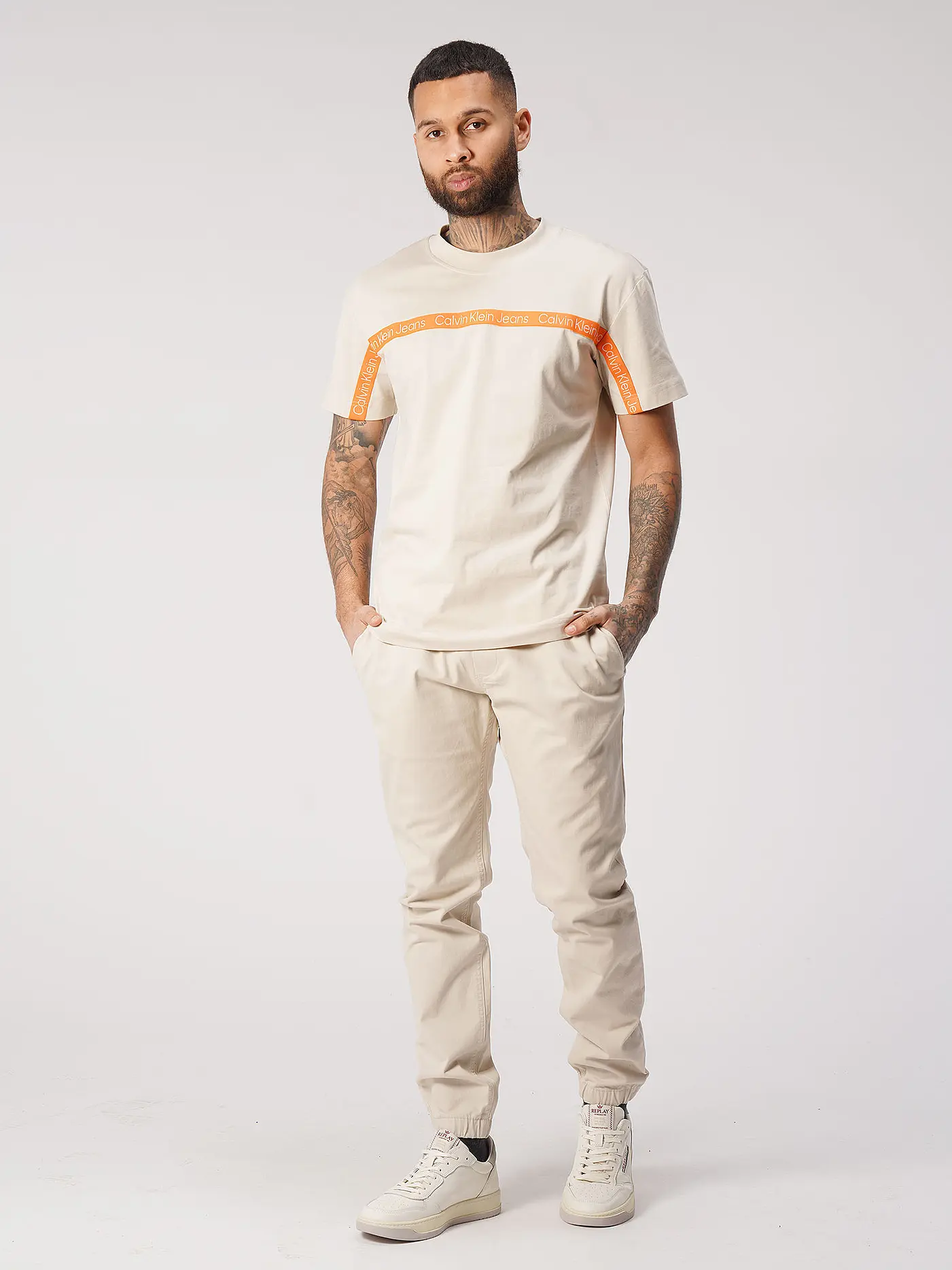 CALVIN KLEIN JEANS | T-Shirt | beige